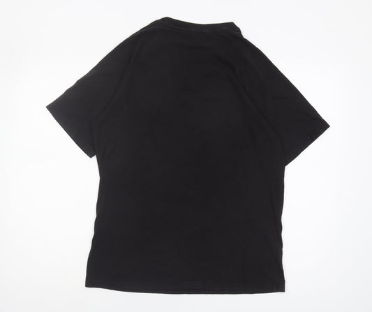 Mens UK Size XS Disney Black  T-Shirt
