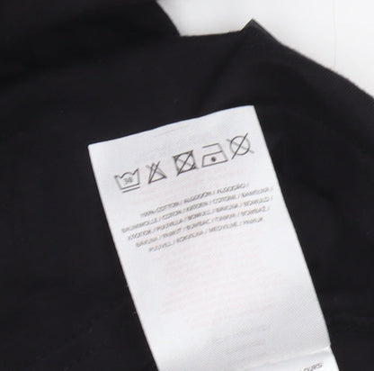 Mens UK Size L Brave Soul Black  T-Shirt