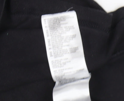 Adidas Men's Black Crew Neck T-Shirt - Size L