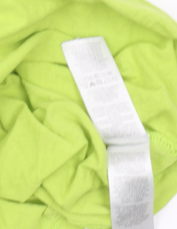 Rick and Morty Men's Green XL Cartoon T-Shirt