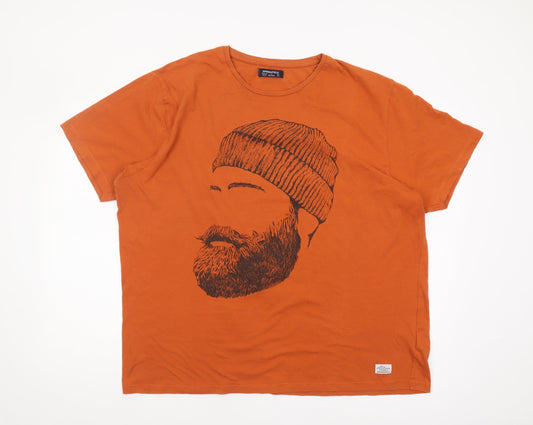 Springfield Men's Orange 2XL Graphic T-Shirt