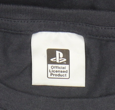 George Boys Black PlayStation Graphic Sweatshirt 10-11 Years