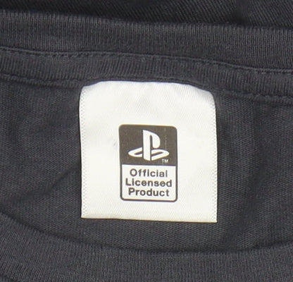 George Boys Black PlayStation Graphic Sweatshirt 10-11 Years