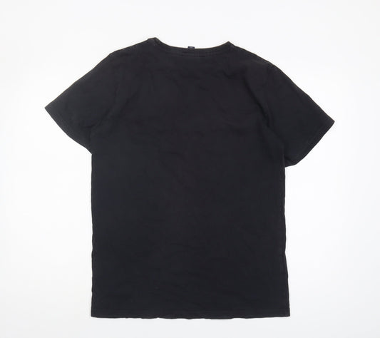 Mens UK Size S ellesse Black  T-Shirt