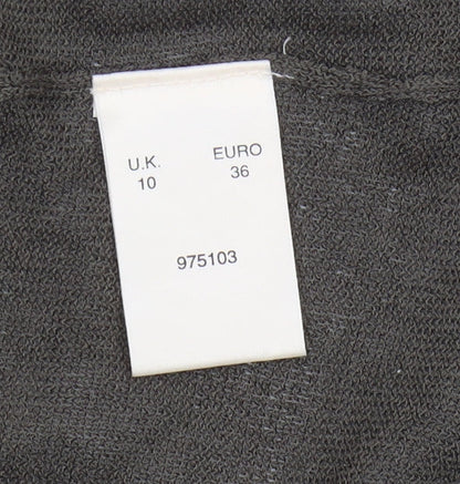 Womens UK Size 10 Alex & Co. Brown Cardigan Jumper