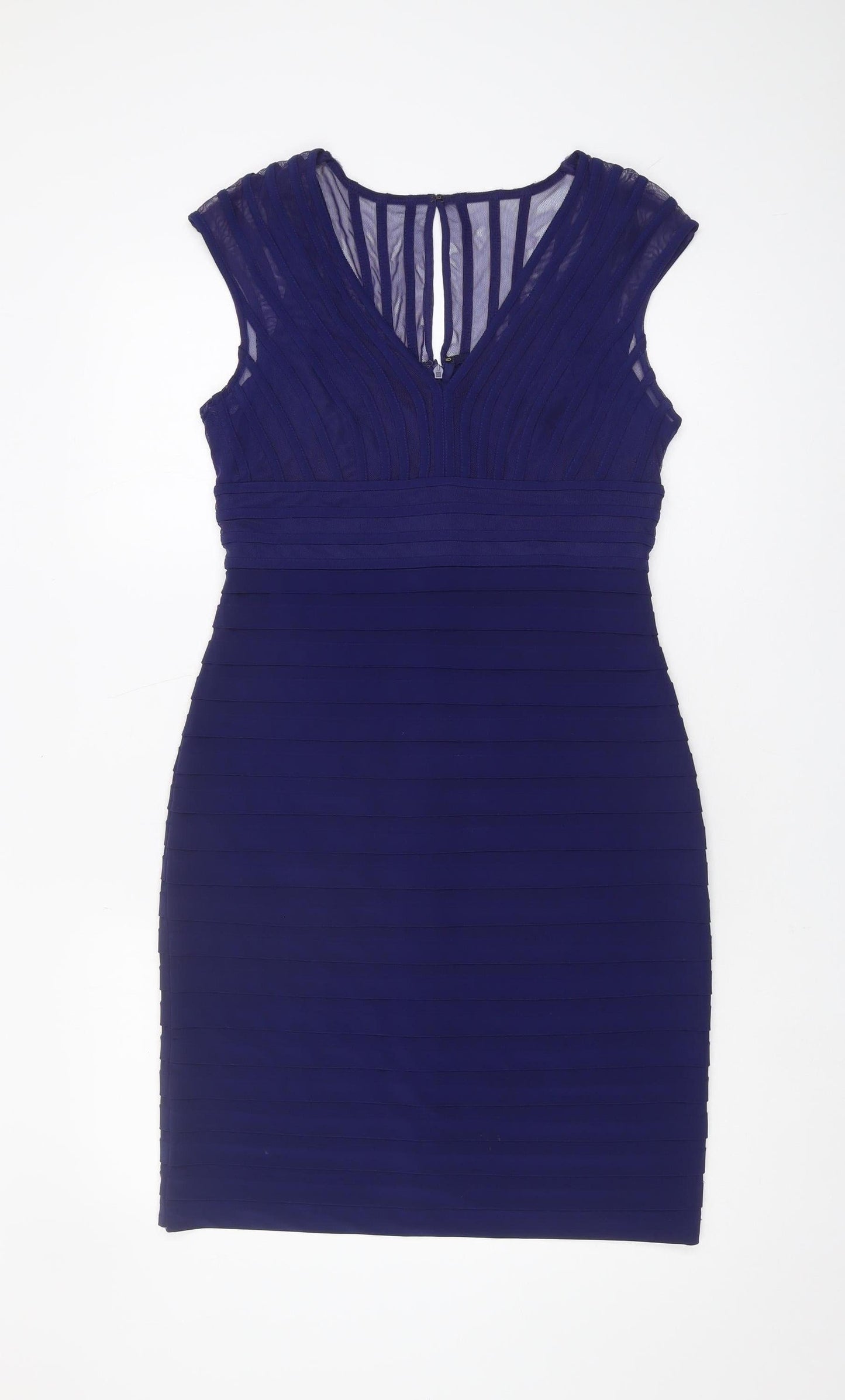 Adrianna Papell Women's Blue Bodycon Dress - Size 12