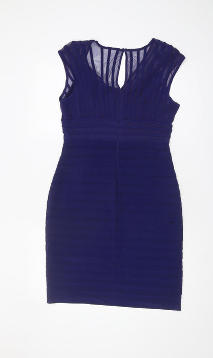 Adrianna Papell Women's Blue Bodycon Dress - Size 12