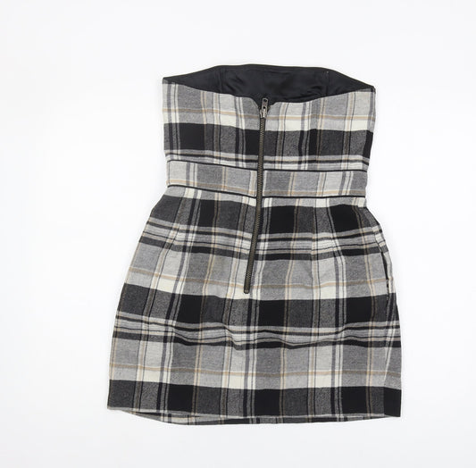 French Connection Women’s Multicoloured Strapless Dress