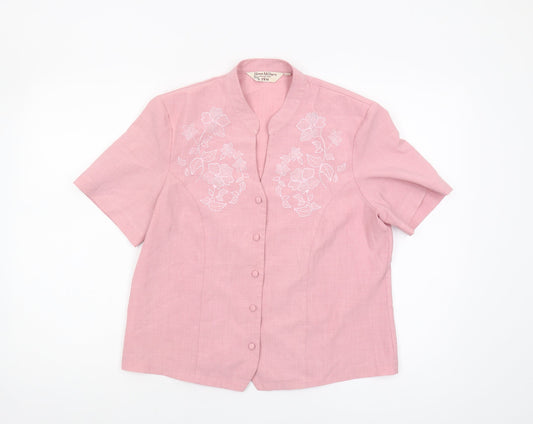 Womens UK Size 12 Honor Millburn Pink  Blouse