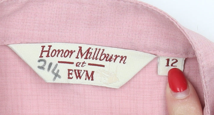 Womens UK Size 12 Honor Millburn Pink  Blouse