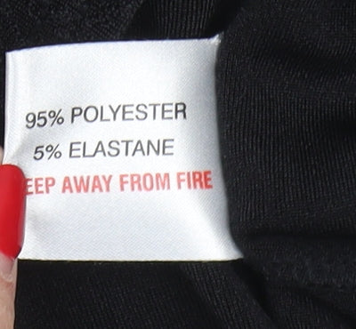 EWM Women's Black Basic T-Shirt - Size 10, Short Sleeve