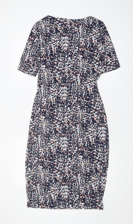 Marks and Spencer Women's Multicoloured Sheath Dress - Size 10