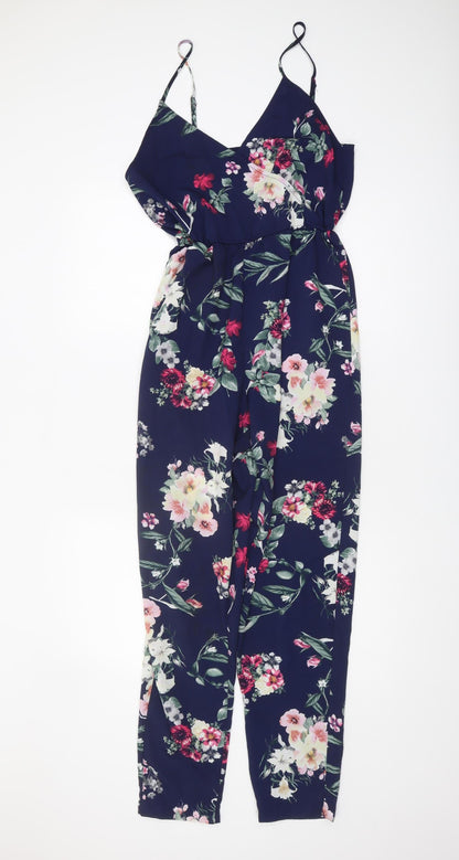 PrettyLittleThing Women's Floral Jumpsuit Size 10