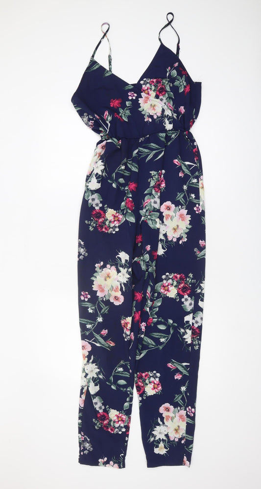 PrettyLittleThing Women's Floral Jumpsuit Size 10