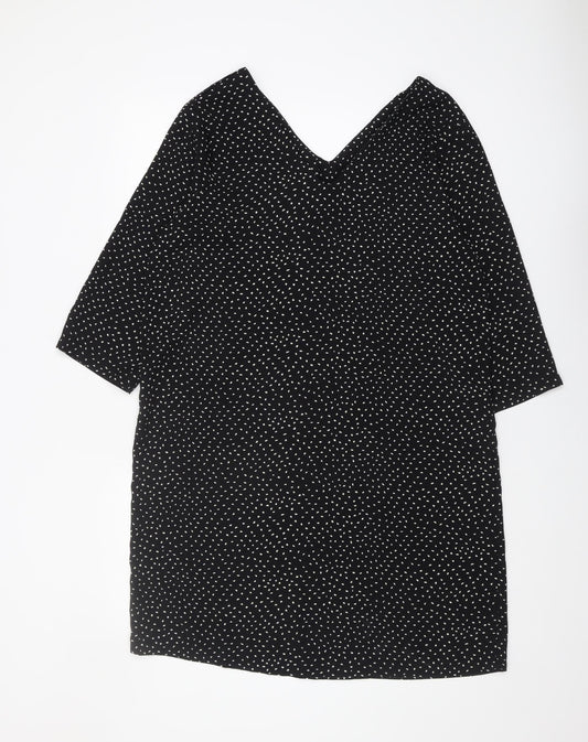 Jacqueline de Yong Women's Black Polka Dot Dress