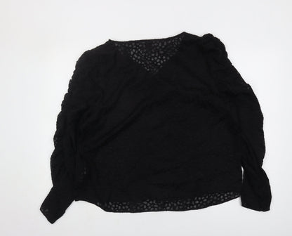 Womens UK Size 18 River Island Black  Blouse