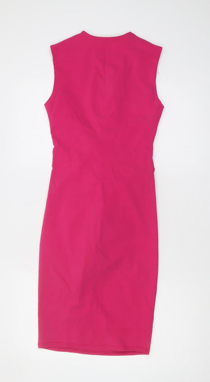 with love Jessica Women's Pink Sheath Dress Size 8
