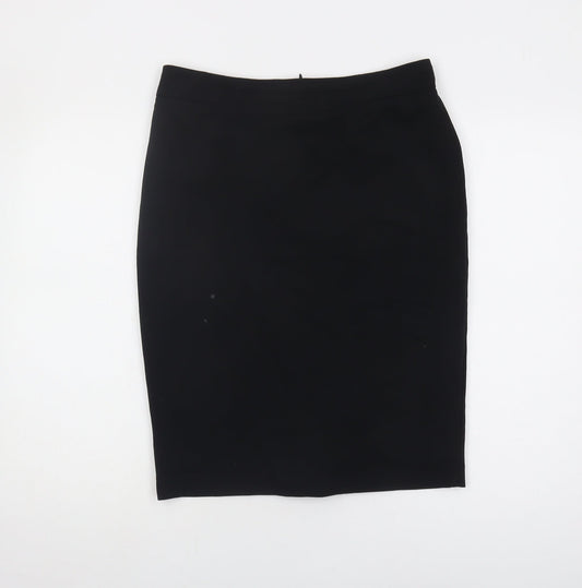 Marks and Spencer Women's Black Knee Length Pencil Skirt