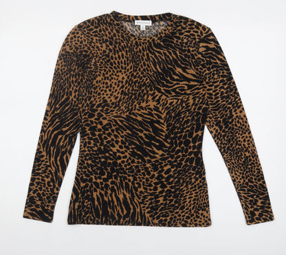 Womens UK Size 8 Warehouse Multicoloured Basic T-Shirt