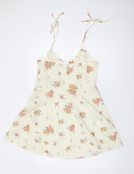 Oasis Women’s Multicoloured Floral Fit & Flare Dress - Size 16