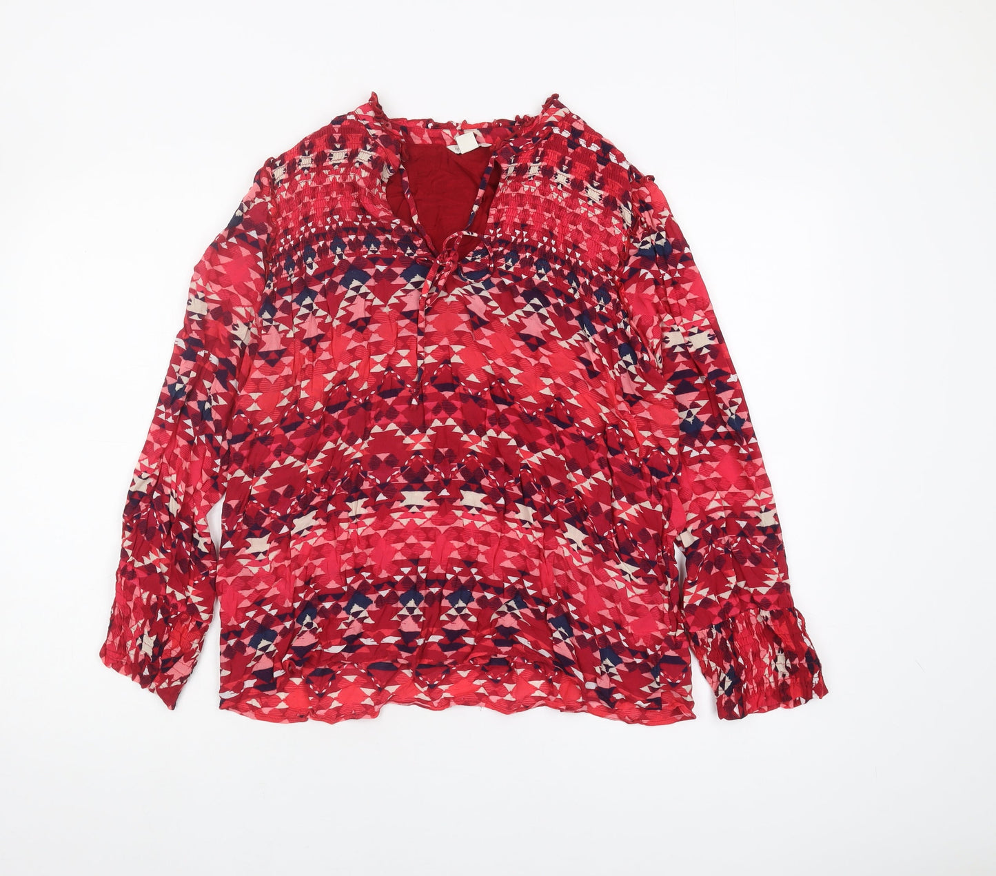 Womens UK Size 12 Monsoon Red  Blouse