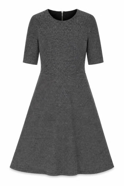 H&M Women's Grey Half Sleeve Dress XS