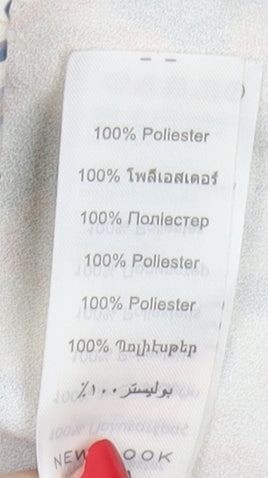 New Look Women's Multicoloured Floral Top - Size 10