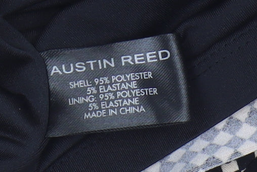 Austin Reed Women's Black Floral Sheath Dress Size 8