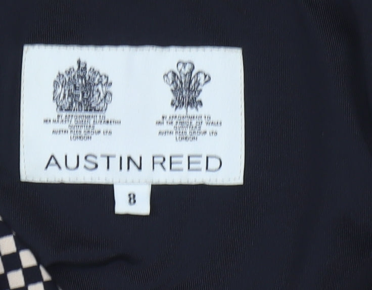 Austin Reed Women's Black Floral Sheath Dress Size 8