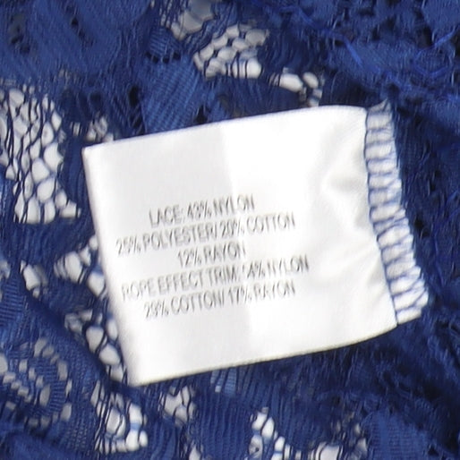 Womens UK Size 20 Country Casuals Blue  Blouse