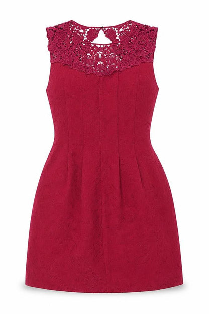 Oasis Women's Red A-Line Party Dress Size 10
