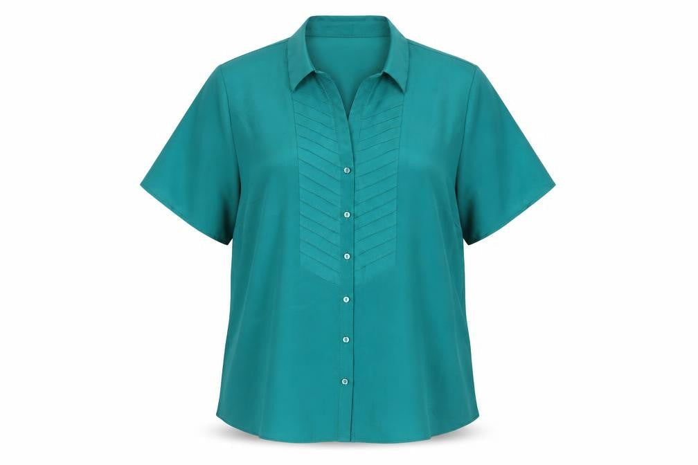 Womens UK Size 20 BHS Green  Button-Up