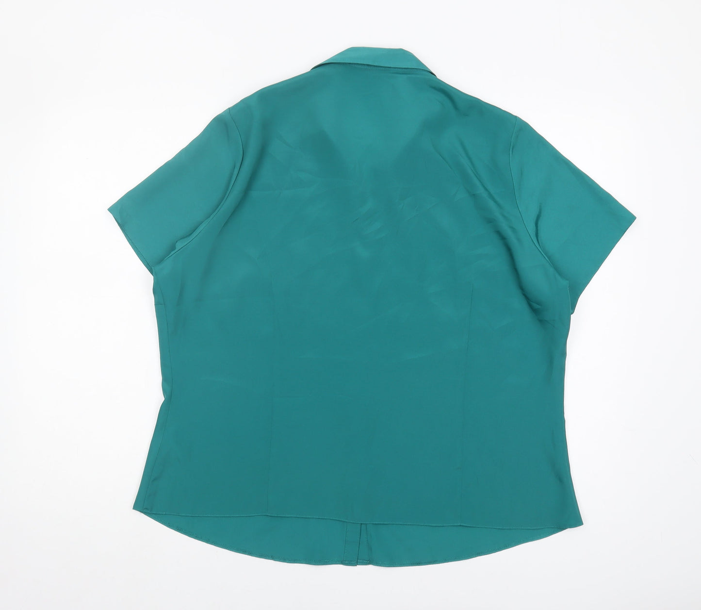 Womens UK Size 20 BHS Green  Button-Up