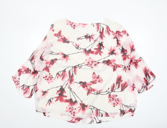 Bonmarché Floral Blouse Women Size 22 Multicoloured