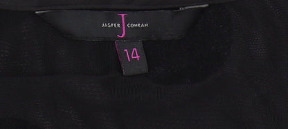 Womens UK Size 14 J by Jasper Conran Black Basic Blouse