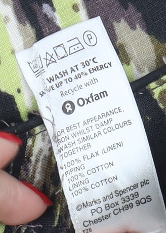 Marks and Spencer Women's Multicoloured Animal Print Skirt, Size 12