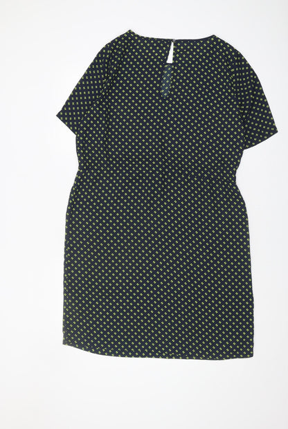 Jacqueline de Yong Women's Multicoloured Size 12 Shift Dress