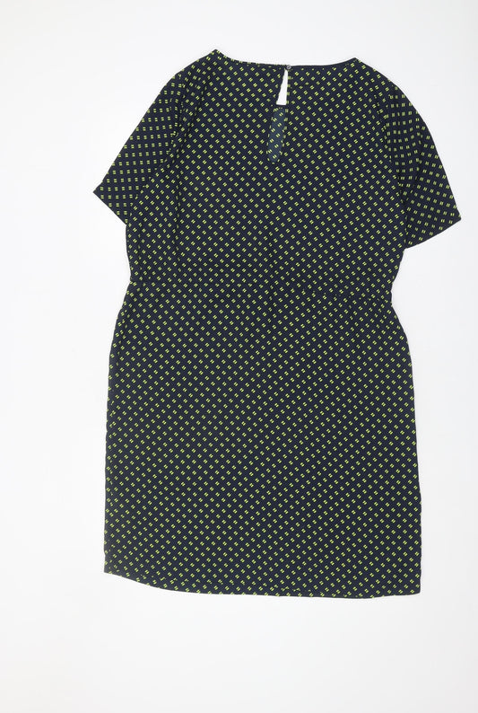 Jacqueline de Yong Women's Multicoloured Size 12 Shift Dress