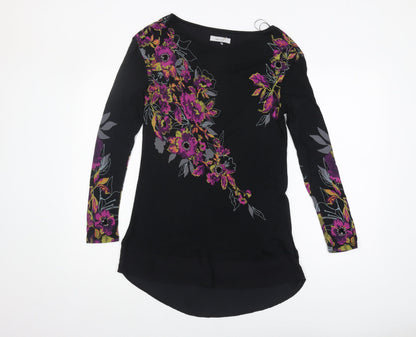 Womens UK Size 10 Marks and Spencer Black  Blouse