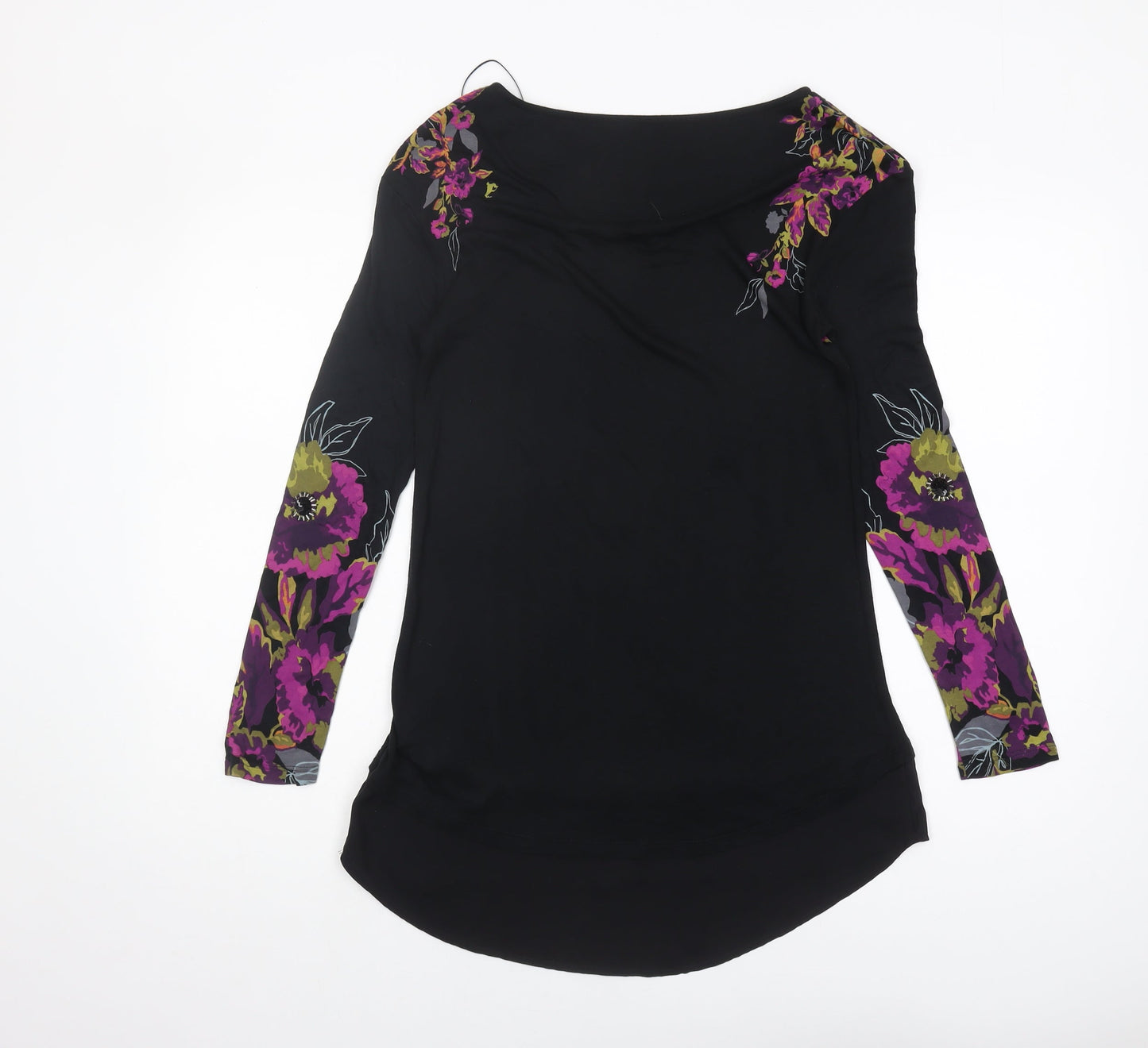 Womens UK Size 10 Marks and Spencer Black  Blouse