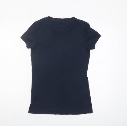 Jack Wills Women's Blue T-Shirt - Size 10