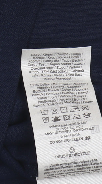 Jack & Jones Men’s Blue Polo Shirt Size L