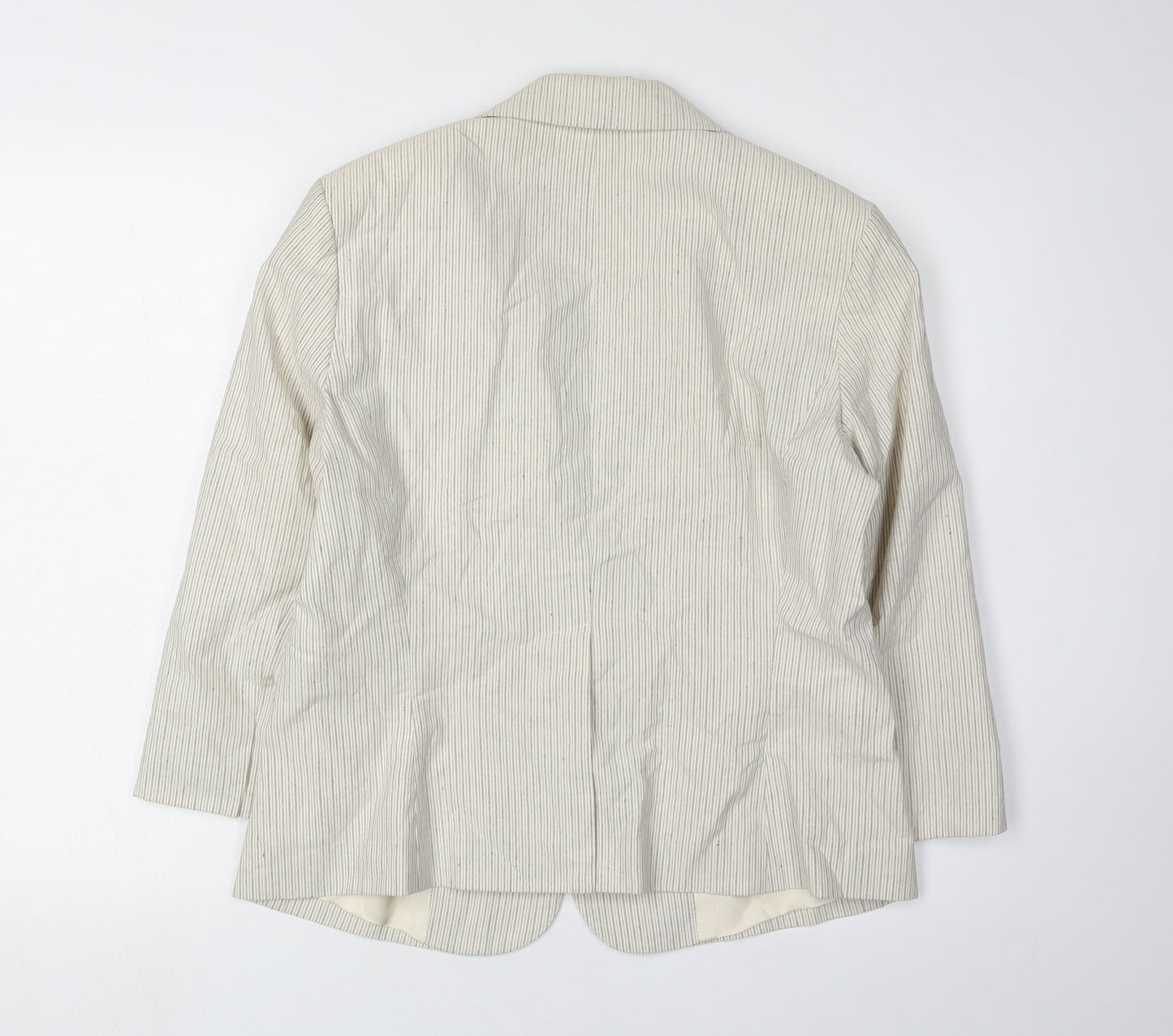 Gap Women's Ivory Blazer UK 16 Regular Lined
