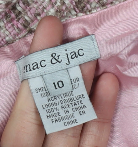 mac & jac Women's Pink Skirt Size 10