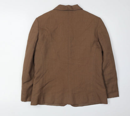 Celtic Woollens Women's Brown Wool Blazer Size 12