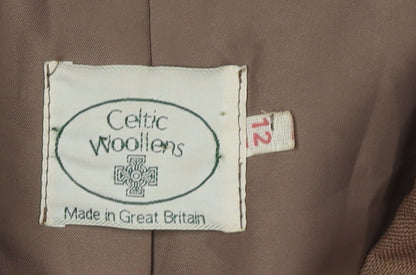 Celtic Woollens Women's Brown Wool Blazer Size 12