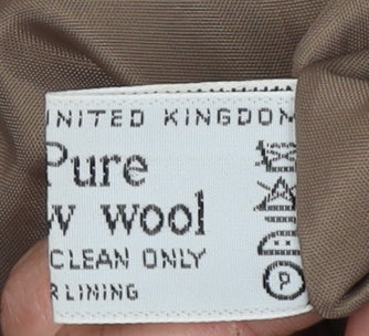 Celtic Woollens Women's Brown Wool Blazer Size 12