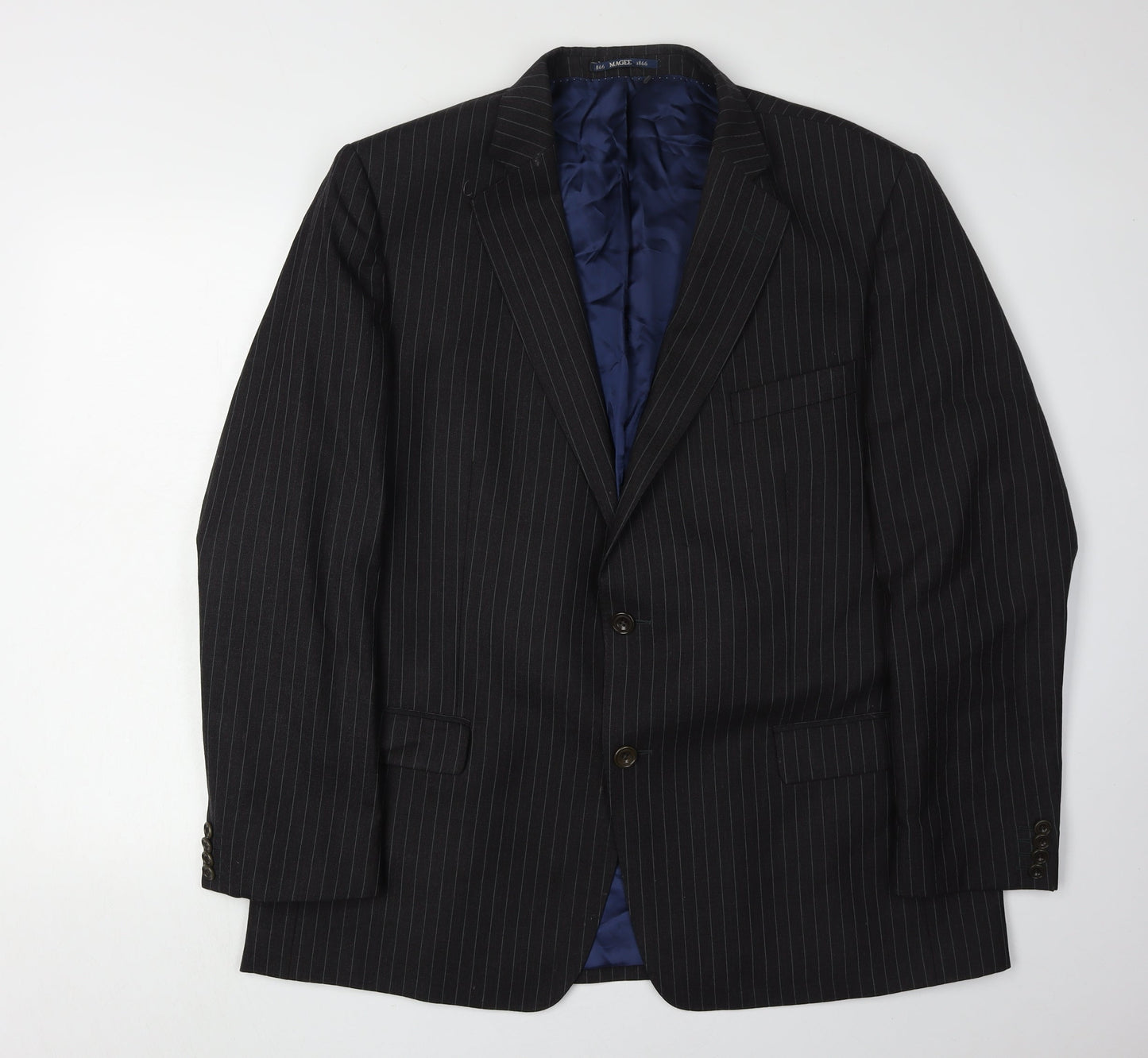 Mens UK Size 46 Magee Regular Black Suit Jacket