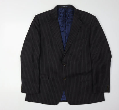 Mens UK Size 46 Magee Regular Black Suit Jacket