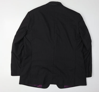 Mens UK Size 46 Magee Regular Black Suit Jacket